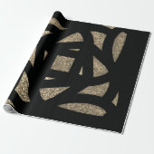 Gouden Mandala Glitters Cadeaupapier (Uitgerold)