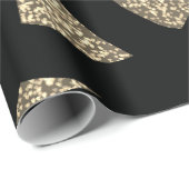 Gouden Mandala Glitters Cadeaupapier (Rol Hoek)