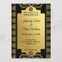 Gouden Mandala Gouden Henna Kaart