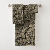 Gouden Mandala handdoek set (Insitu)