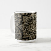 Gouden Mandala Koffiemok (Voorkant links)
