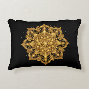 Gouden Mandala Kussen Luxe Decorative Worp 