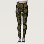 gouden mandala leggings (Voorkant)
