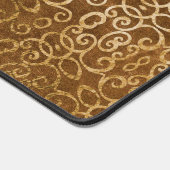 Gouden Mandala Verfijnde Zen Neutraal Tan Brown Bureaumat (Hoek)