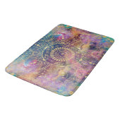 Gouden Mandala Waterverf kleurrijke nevel Badmat (Gekanteld)