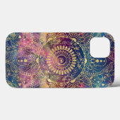Gouden Mandala Waterverf kleurrijke nevel Case-Mate iPhone Case (Achterkant (horizontaal))