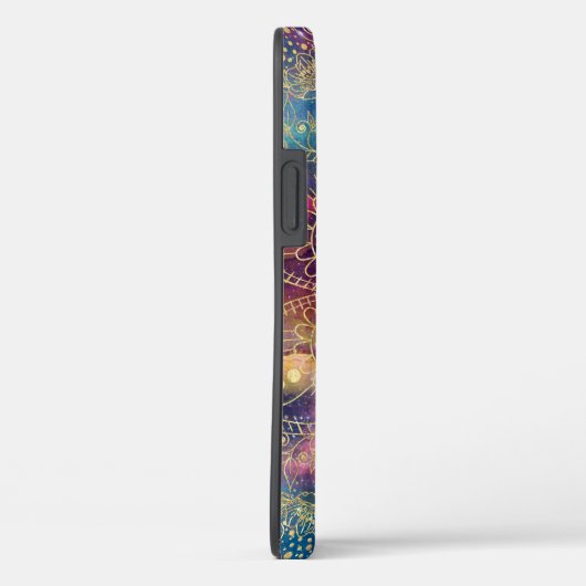 Gouden Mandala Waterverf kleurrijke nevel Case-Mate iPhone Case (Achterkant / Rechts)