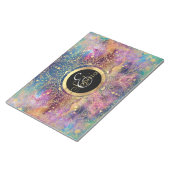 Gouden Mandala Waterverf kleurrijke nevel Notitieblok (Schuin)