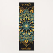 Gouden Mandala Yoga Mat (Voorkant)