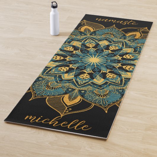 Gouden Mandala Yoga Mat (In situ)
