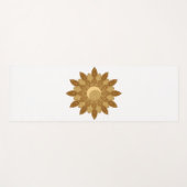 Gouden Mandala Yoga Mat (Voorkant (horizontaal))