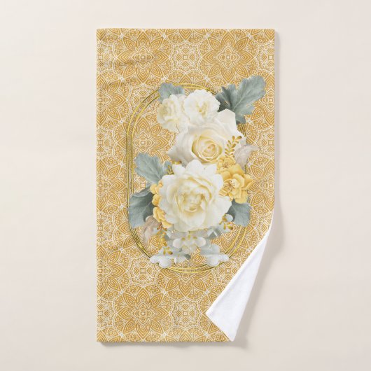 Gouden mandala's van verschillende geometrische ci bad handdoek (Handdoek)