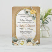 Gouden mandala's van verschillende geometrische ci kaart (Staand voorkant)