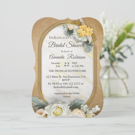 Gouden mandala's van verschillende geometrische ci kaart (Staand voorkant)