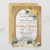 Gouden mandala's van verschillende geometrische ci kaart (Voorkant / Achterkant)