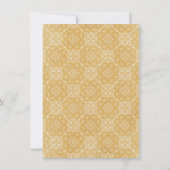 Gouden mandala's van verschillende geometrische ci kaart (Achterkant)