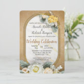 Gouden mandala's van verschillende geometrische ci kaart (Staand voorkant)