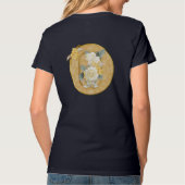 Gouden mandala's van verschillende geometrische ci t-shirt (Achterkant)