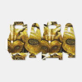 Gouden Mardi Gras Maskers Gable Favor Box Bedankdoosjes (Uitgevouwen)