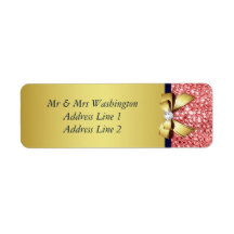 Gouden marine koraal pailletten diamanten boog