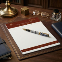 Gouden marinebriefhoofd | Luxe zakelijk