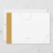 Gouden Marker Foto Afstuderen Kaart (Achterkant)