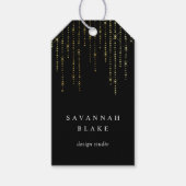 Gouden Marktplaats Zakelijk Cadeaulabel (Voorkant)