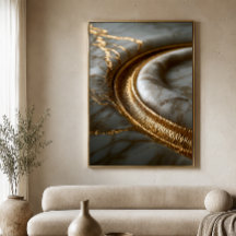 Gouden marmer 24x36 Gallery Wrap