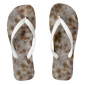 gouden Marmer Abstract Teenslippers (Voetbed)