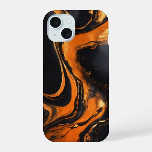 Gouden Marmer Luxe iPhone 15 Case (Achterkant)