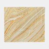 Gouden marmer: luxe textuur achtergrond. fleece deken (Voorkant (Horizontaal))