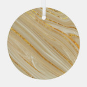 Gouden marmer: luxe textuur achtergrond. glas ornament (Achterkant)