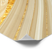 Gouden marmer: luxe textuur achtergrond. poster (Hoek)