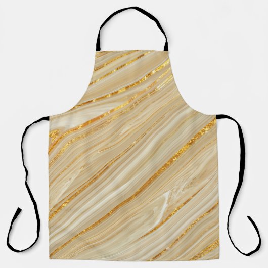 Gouden marmer: luxe textuur achtergrond. schort (Voorkant)