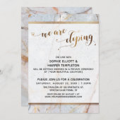 Gouden Marmer Wij Verlaten Ons Gouden Hart Kalligr Kaart (Voorkant / Achterkant)