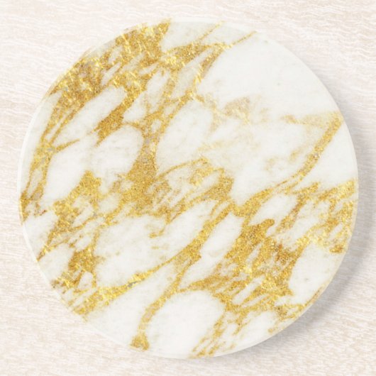 gouden marmer zandsteen onderzetter (Voorkant)
