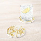 gouden marmer zandsteen onderzetter (Zijkant)