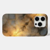 Gouden Marmeren Abstract Ontwerp Case-Mate iPhone Case (Achterkant (horizontaal))