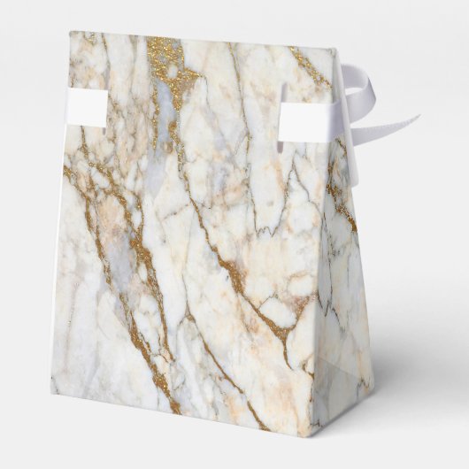 Gouden Marmeren Favor Box Bedankdoosjes (Achterkant)