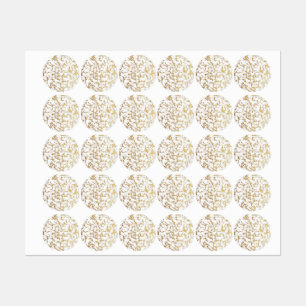 Gouden Marmeren Folie Textuur Labels