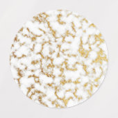 Gouden Marmeren Folie Textuur Labels (Design 1)