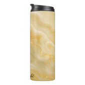 Gouden Marmeren Glitter Wervelstructuur Thermosbeker (Geroteerd rechts)