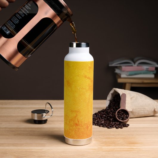 Gouden Marmeren Glow RVS Fles (Koffie)