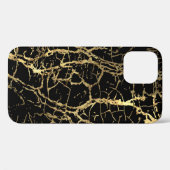 Gouden Marmerende Textuur: Luxe ontwerpelement Case-Mate iPhone Case (Achterkant (horizontaal))