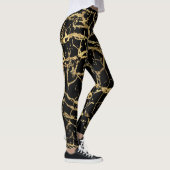 Gouden Marmerende Textuur: Luxe ontwerpelement Leggings (Rechts)