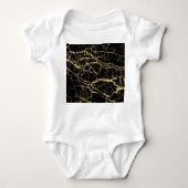 Gouden Marmerende Textuur: Luxe ontwerpelement Romper (Voorkant)