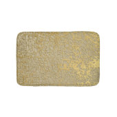 Gouden Marmering: Grunge Textuur Ontwerp Badmat (Voorkant)