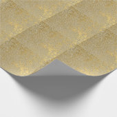 Gouden Marmering: Grunge Textuur Ontwerp Cadeaupapier (Hoek)