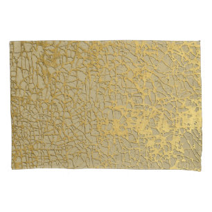 Gouden Marmering: Grunge Textuur Ontwerp Kussensloop