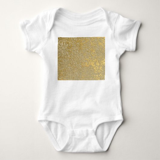 Gouden Marmering: Grunge Textuur Ontwerp Romper (Voorkant)